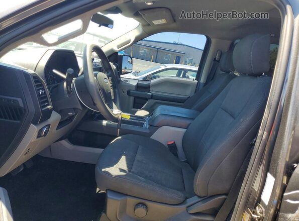 1FTEW1CP6KKD28632 2019 FORD F150 Gray წინა სალონის ხედი