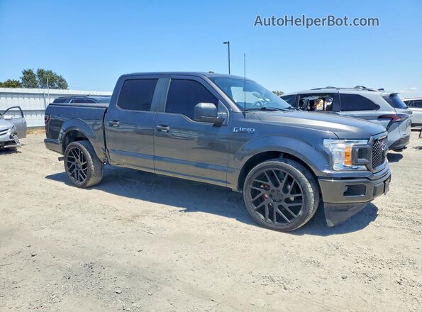 1FTEW1CP6KKD28632 2019 FORD F150 Gray წინა მარჯვენა