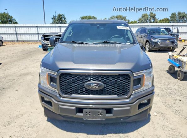 1FTEW1CP6KKD28632 2019 FORD F150 Gray წინა ხედი
