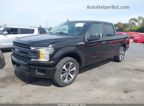 1FTEW1CP6LKE39439 2020 FORD F150 Черный Передняя левая четверть