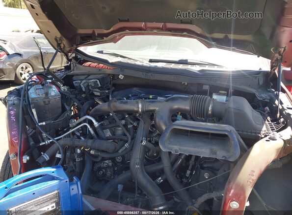 1FTEW1CP6MKE17880 2021 FORD F150 Red უკანა ხედი