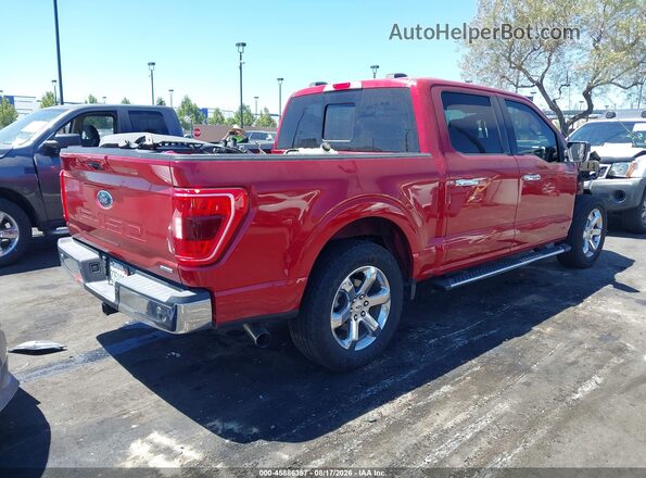 1FTEW1CP6MKE17880 2021 FORD F150 Red უკანა მარჯვენა