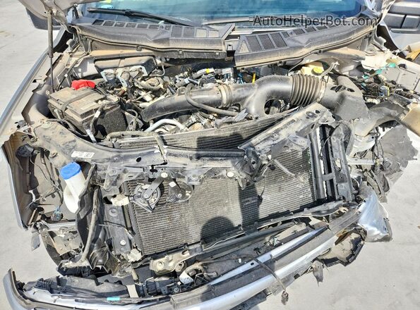 1FTEW1CP6MKE38437 2021 FORD F150 Серебряный Вид задней части салона