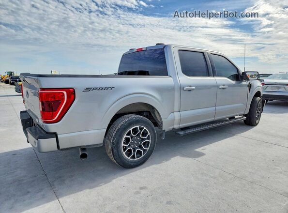 1FTEW1CP6MKE38437 2021 FORD F150 Серебряный Задняя правая четверть