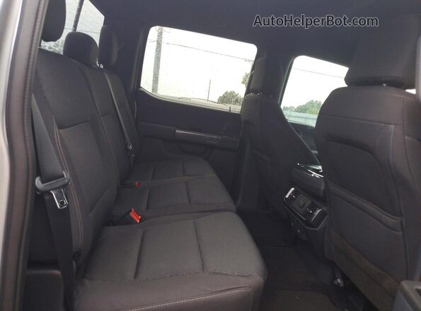 1FTEW1CP6NKD34418 2022 FORD F150 Gray უკანა სავარძლების ხედი