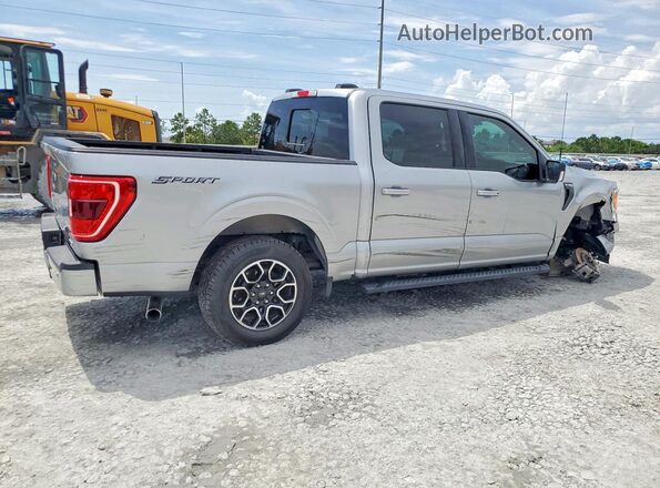 1FTEW1CP6NKD34418 2022 FORD F150 Gray უკანა მარჯვენა