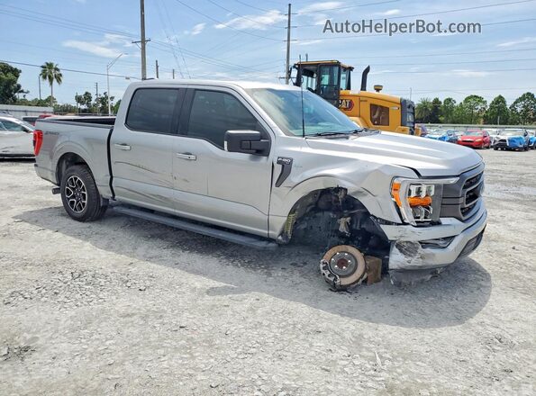 1FTEW1CP6NKD34418 2022 FORD F150 Gray წინა მარჯვენა