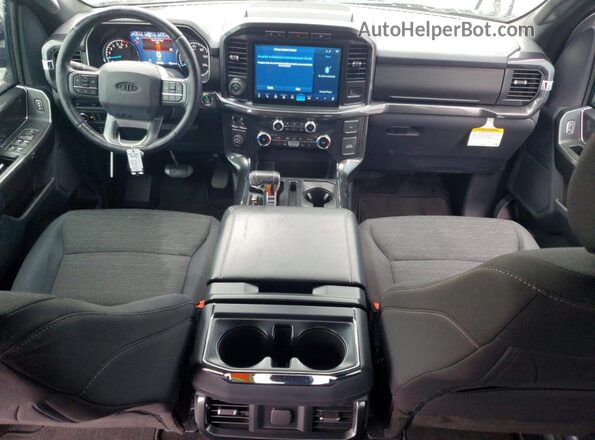 1FTEW1CP6NKD34418 2022 FORD F150 Gray წინა პანელის ხედი