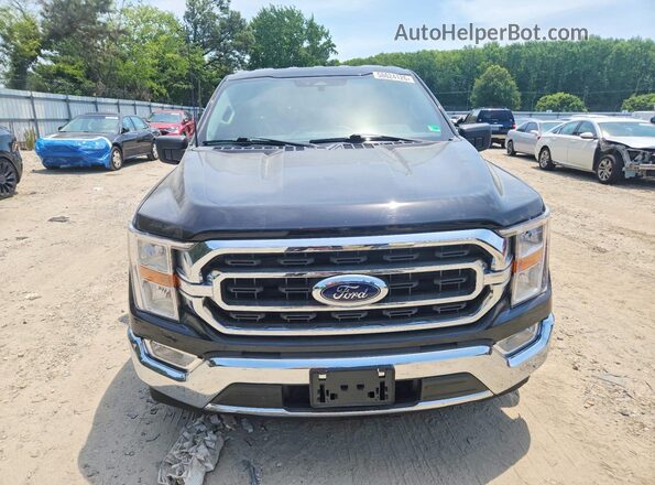 1FTEW1CP6PKD07058 2023 FORD F150 Black წინა ხედი