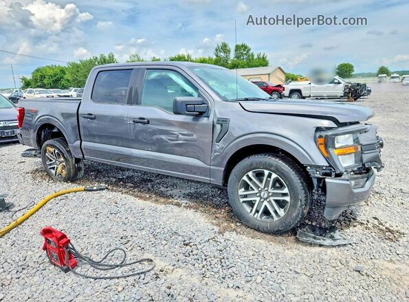 1FTEW1CP6PKF56377 2023 FORD F150 Gray Передня права чверть