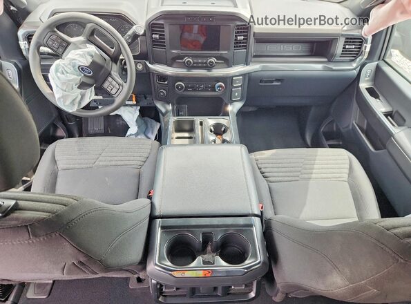 1FTEW1CP6PKF56377 2023 FORD F150 Gray Вид панелі приладів