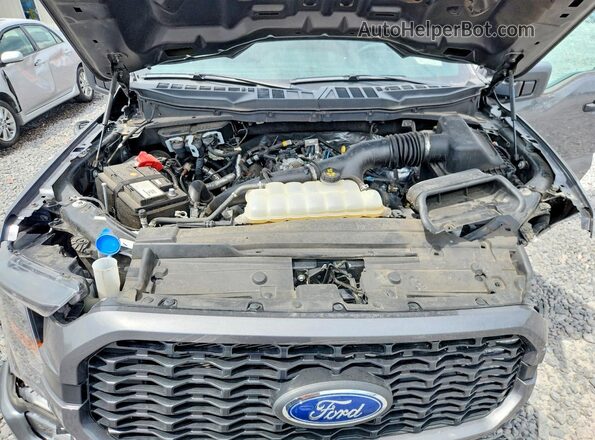 1FTEW1CP6PKF56377 2023 FORD F150 Gray Вид задньої частини салону