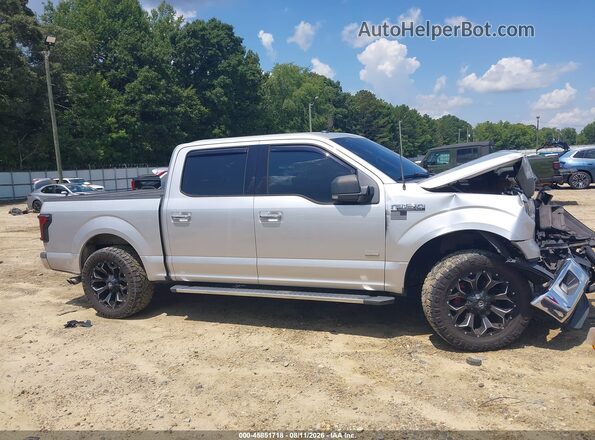 1FTEW1CP7GFC25560 2016 FORD F150 Silver Rear interior view