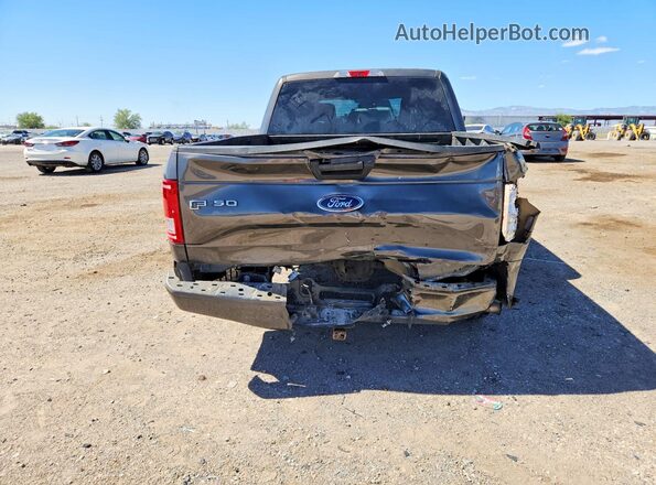 1FTEW1CP7HKC45333 2017 FORD F150 Charcoal Rear view