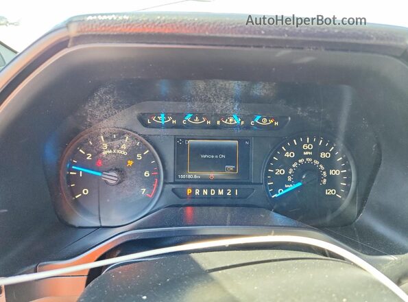 1FTEW1CP7HKC45333 2017 FORD F150 Charcoal Instrument cluster view