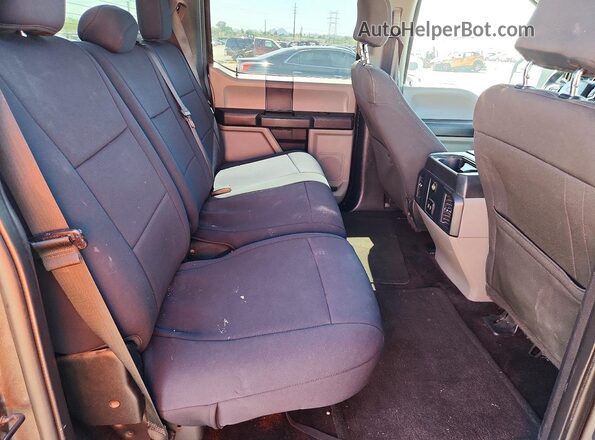 1FTEW1CP7HKC45333 2017 FORD F150 Charcoal Rear seats view