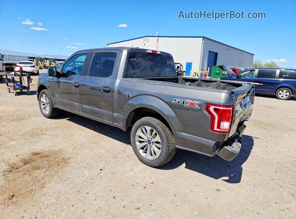 1FTEW1CP7HKC45333 2017 FORD F150 Charcoal Rear left