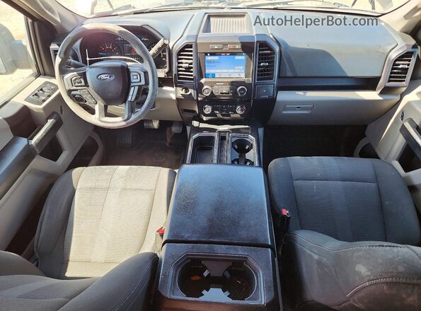 1FTEW1CP7HKC45333 2017 FORD F150 Charcoal Dashboard view