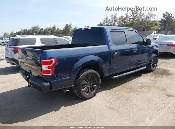 1FTEW1CP7JFA05729 2018 FORD F150 Dark Blue Trasero derecho