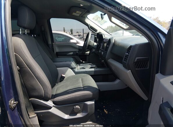 1FTEW1CP7JFA05729 2018 FORD F150 Dark Blue Vista interior delantera