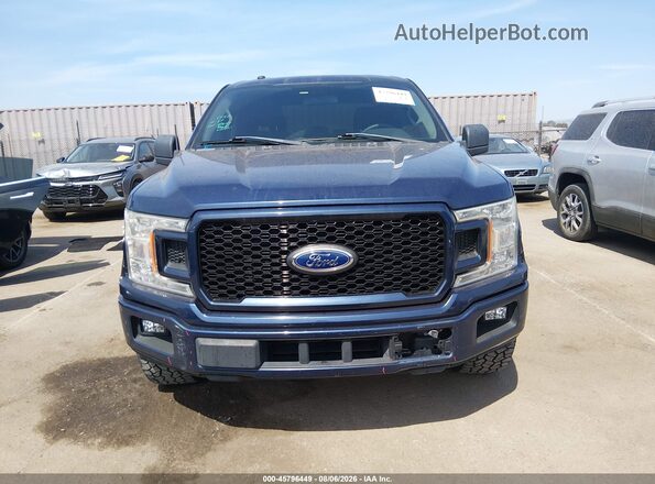 1FTEW1CP7JFA05729 2018 FORD F150 Dark Blue Vista del cuadro de instrumentos