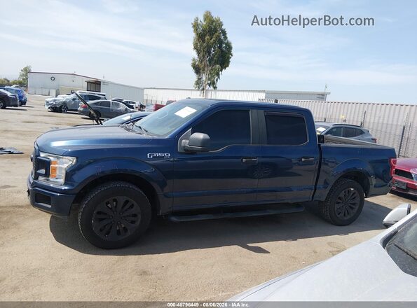 1FTEW1CP7JFA05729 2018 FORD F150 Dark Blue Vista interior de 360 grados