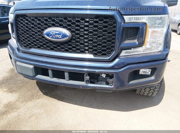 1FTEW1CP7JFA05729 2018 FORD F150 Dark Blue Vista frontal