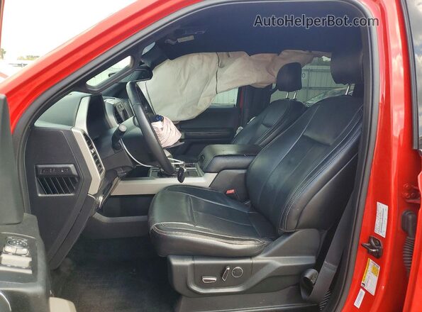 1FTEW1CP7JFB45182 2018 FORD F150 Red Вид салону спереду