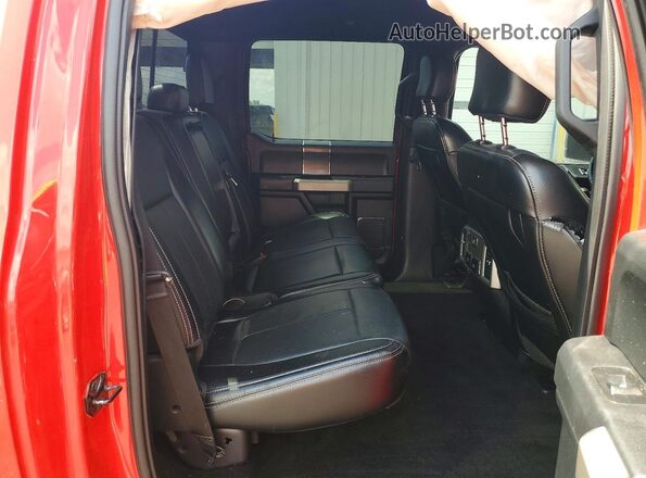 1FTEW1CP7JFB45182 2018 FORD F150 Red Вид задніх сидінь