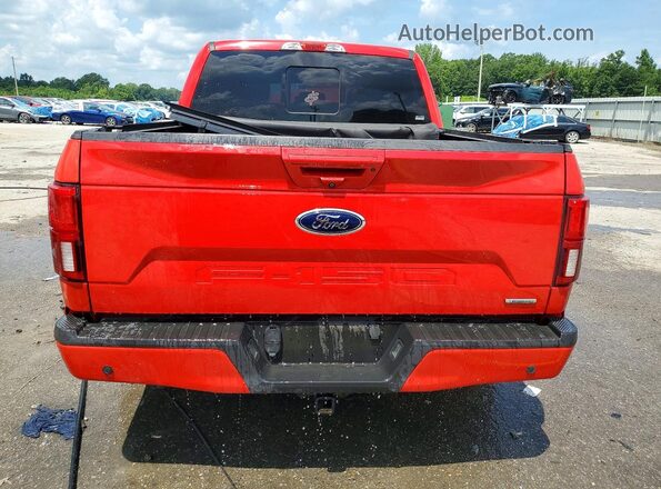 1FTEW1CP7JFB45182 2018 FORD F150 Red Вид ззаду