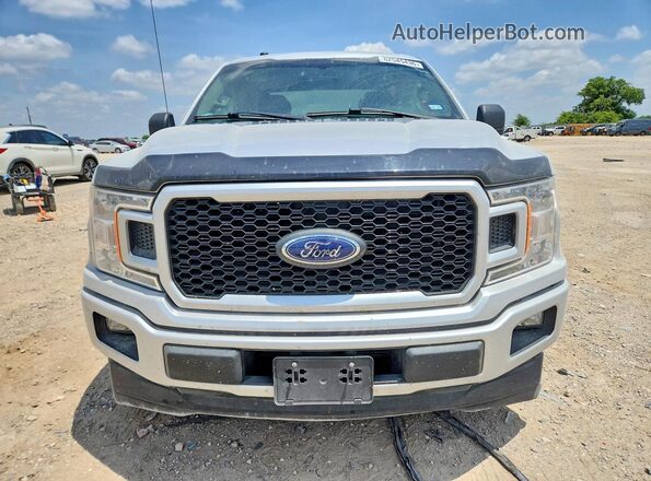 1FTEW1CP7JKD04760 2018 FORD F150 Silver Front view