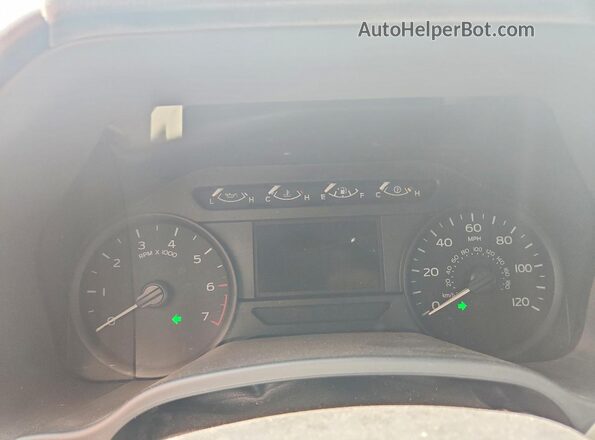 1FTEW1CP7JKD04760 2018 FORD F150 Silver Instrument cluster view