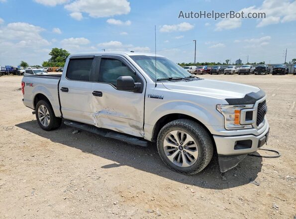 1FTEW1CP7JKD04760 2018 FORD F150 Silver Front right