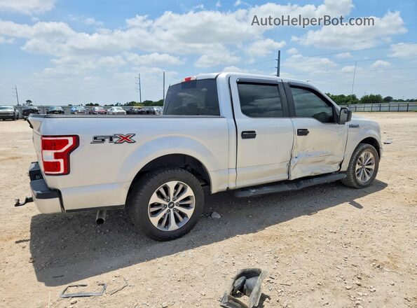 1FTEW1CP7JKD04760 2018 FORD F150 Silver Rear right