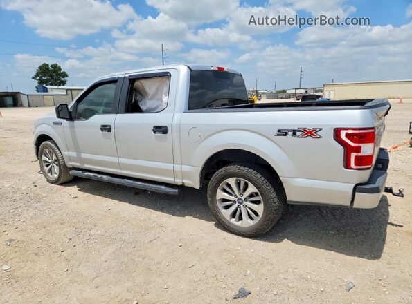 1FTEW1CP7JKD04760 2018 FORD F150 Silver Rear left
