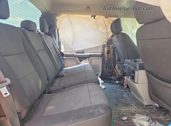 1FTEW1CP7JKD04760 2018 FORD F150 Silver Rear seats view