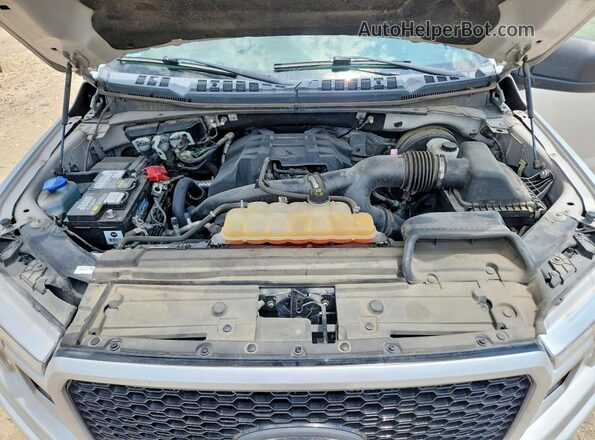 1FTEW1CP7JKD04760 2018 FORD F150 Silver Rear interior view