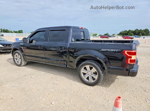 1FTEW1CP7KFB33177 2019 FORD F150 Black უკანა მარცხენა