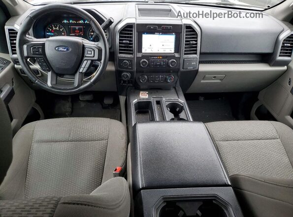 1FTEW1CP7KKC04451 2019 FORD F150 White Առջևի վահանակի տեսք
