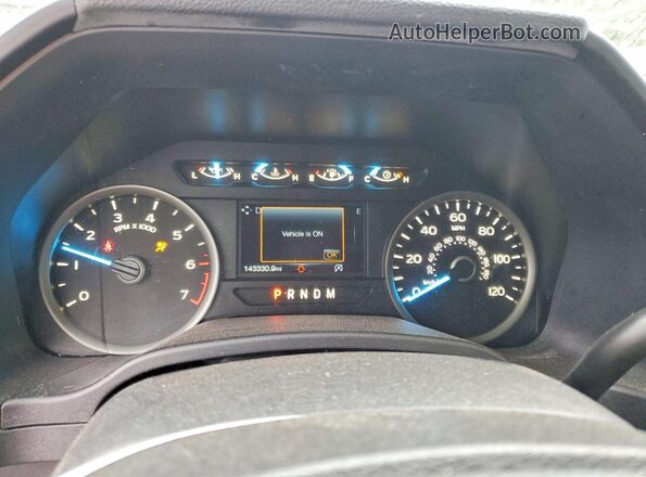 1FTEW1CP7KKC04451 2019 FORD F150 White Սարքավորումների վահանակի տեսք