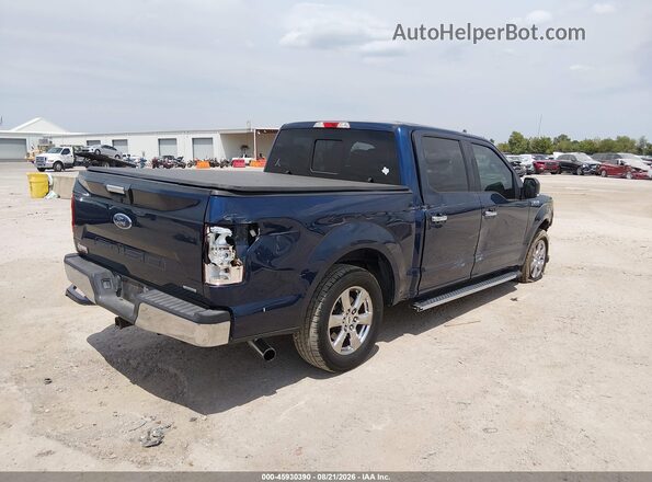 1FTEW1CP7KKF00604 2019 FORD F150 Blue Trasero derecho