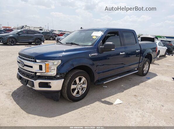 1FTEW1CP7KKF00604 2019 FORD F150 Blue Vista tres cuartos delantera izquierda