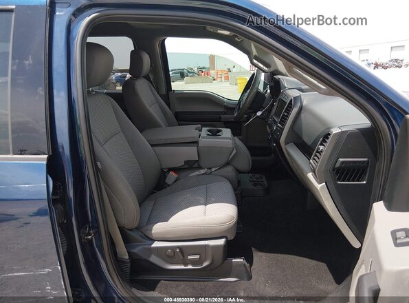 1FTEW1CP7KKF00604 2019 FORD F150 Blue Vista interior delantera