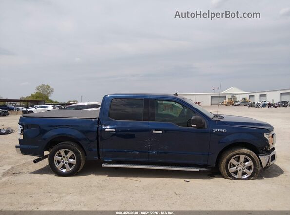 1FTEW1CP7KKF00604 2019 FORD F150 Blue Vista frontal