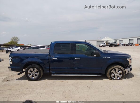 1FTEW1CP7KKF00604 2019 FORD F150 Blue Vista interior trasera