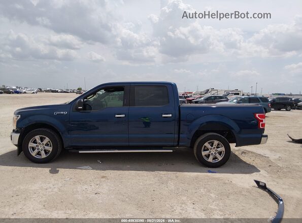 1FTEW1CP7KKF00604 2019 FORD F150 Blue Vista interior de 360 grados