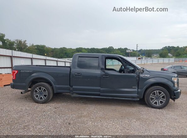 1FTEW1CP8GFA96566 2016 FORD F150 Black Rear interior view