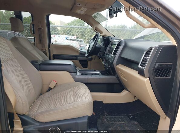 1FTEW1CP8GKF47065 2016 FORD F150 Brown Vista interior delantera