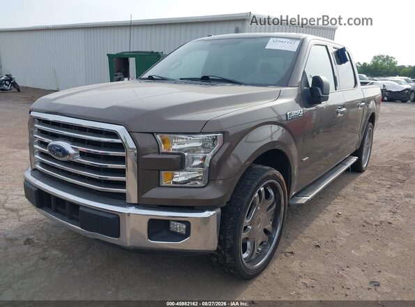 1FTEW1CP8GKF47065 2016 FORD F150 Brown Vista tres cuartos delantera izquierda