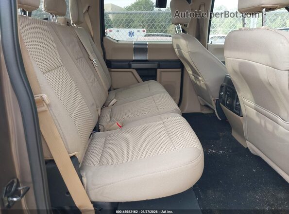 1FTEW1CP8GKF47065 2016 FORD F150 Brown Vista de la etiqueta del VIN